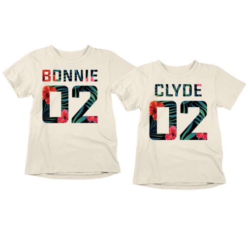 Sety triček Bonnie, Clyde