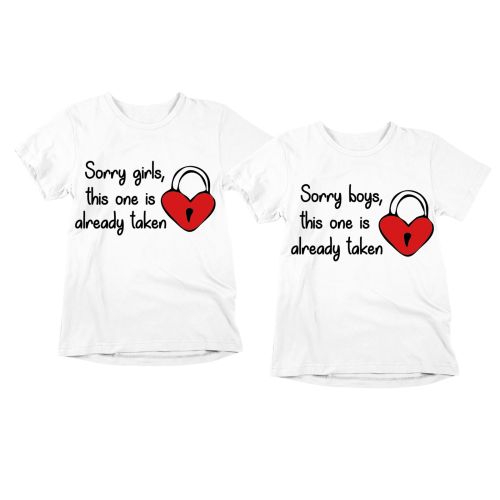 Sety triček Sorry boys, Sorry girls